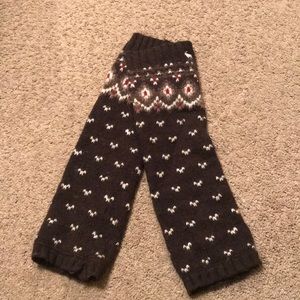 A & F leg warmers